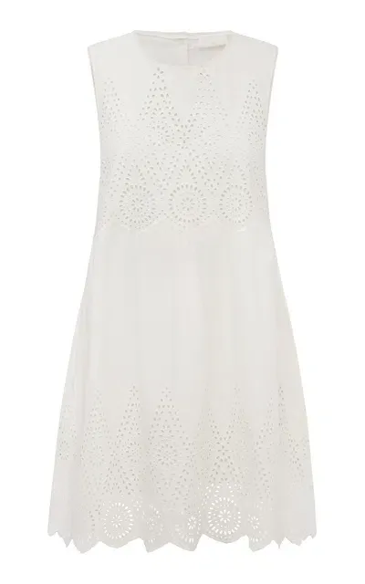 Posse Louisa Mini Dress In White