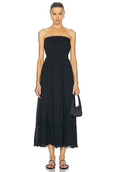 Posse Mylah Strapless Dress In Black