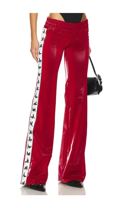 Poster Girl League Tracksuit Bottom In Red