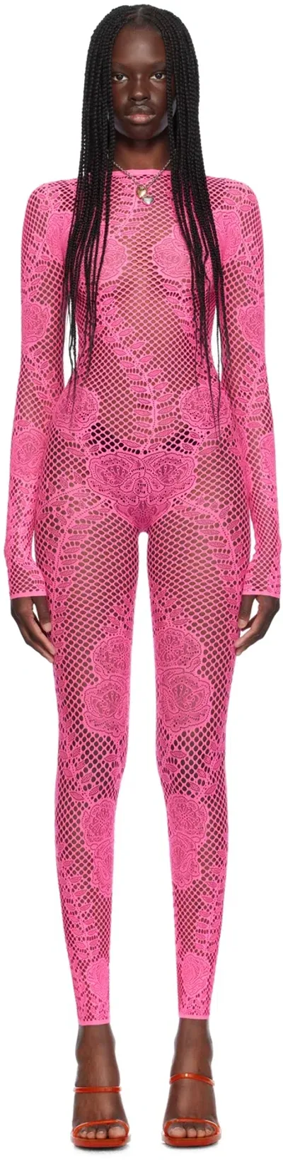 Poster Girl Pink Hen Jumpsuit