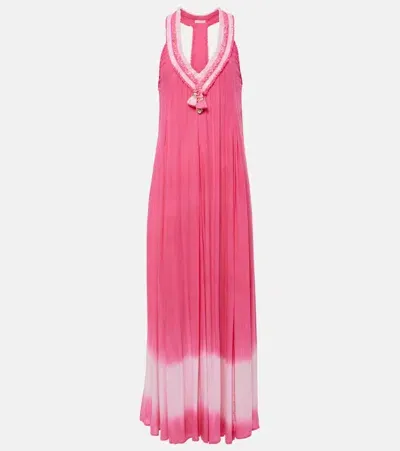 Poupette St Barth Nava Maxi Dress In Pink