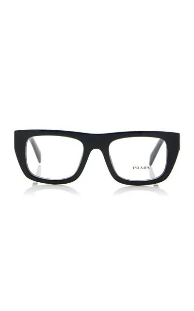 Prada Acetate Sunglasses In Black