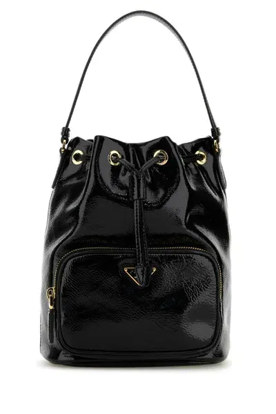 Prada Bucket Bags In Black