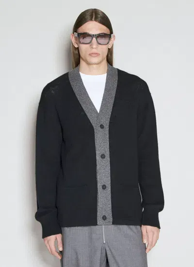 Prada Cashmere Cardigan In Black