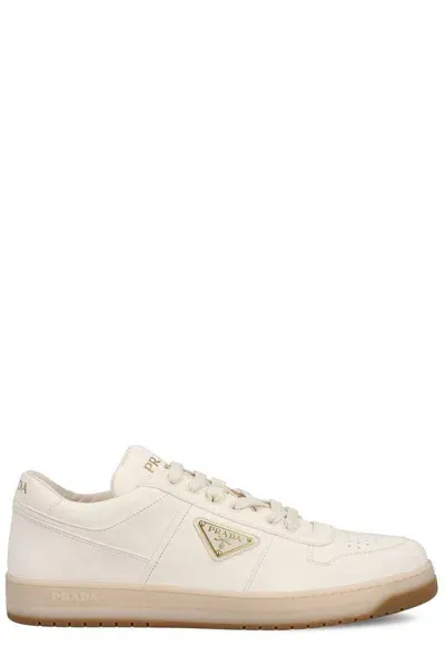 Prada Leather Low-top Sneakers In Default Title