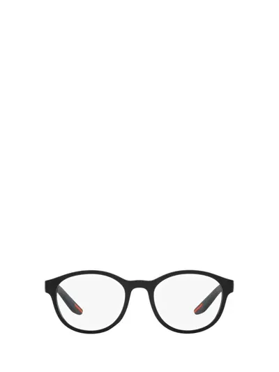 Prada Eyeglasses In Black Rubber