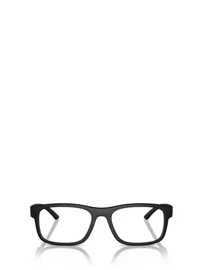 Prada Eyeglasses In Black Rubbered