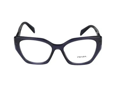 Prada Eyeglasses In Blue Crystal