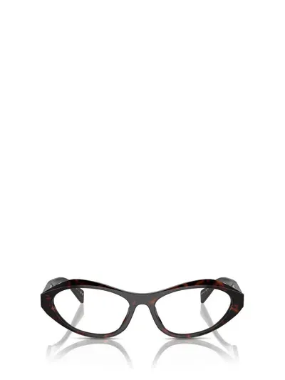 Prada Eyewear Eyeglasses In Root Tortoise