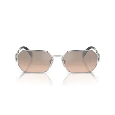 Prada Sonnenbrille Mit Eckigem Gestell In Multi