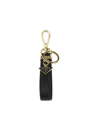 Prada Keychain In Nero