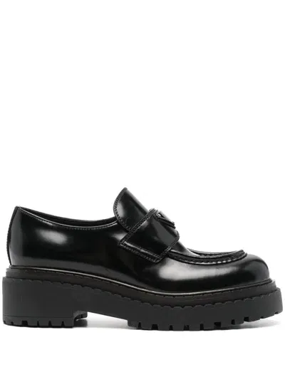 Prada Loafers In Black