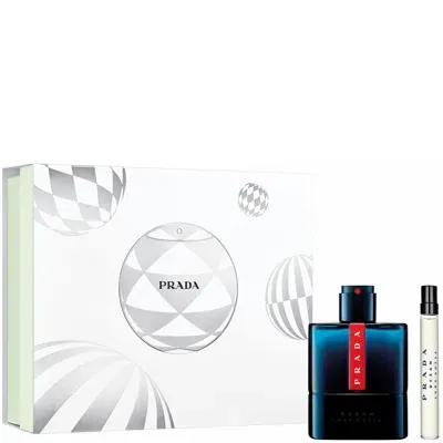 Prada Luna Rossa Ocean Eau De Toilette 100ml Gift Set In White