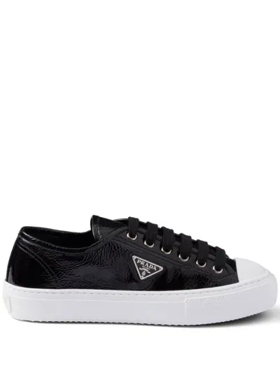 Prada Naplak Sneakers In Black