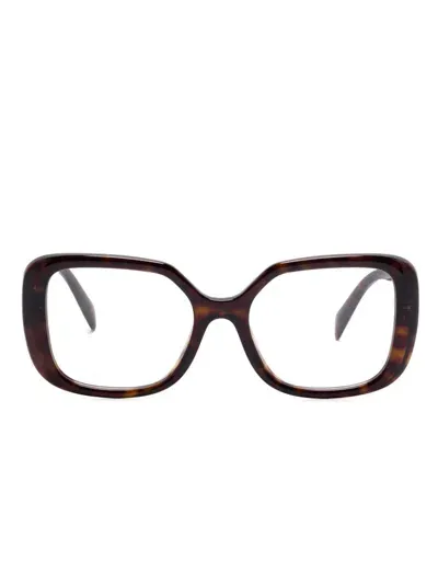 Prada Oversize-frame Glasses In Brown