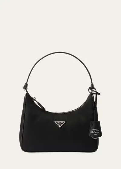 Prada Re-edition 2005 Shoulder Bag In F0002 Nero