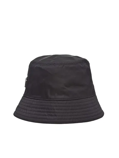 Prada Re-nylon Bucket Hat In Black