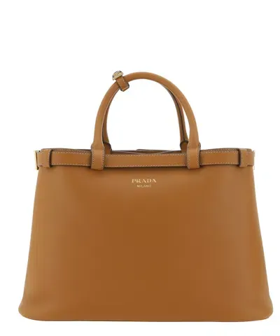 Prada Tote Bag In Brown