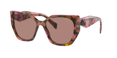 Prada Woman Sunglass Pr 19zs In Light Brown