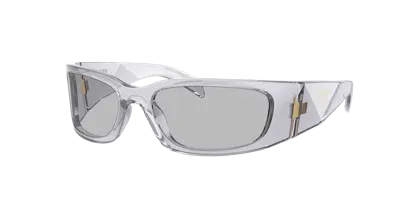 Prada Woman Sunglass Pr A14s In Light Grey