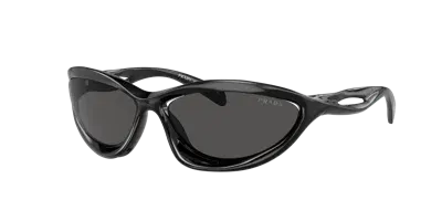 Prada Woman Sunglass Pr A23s In Dark Grey