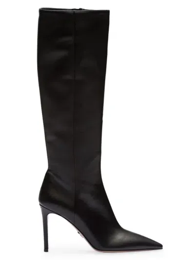 Prada Kniehohe Stiefel 105mm In Black