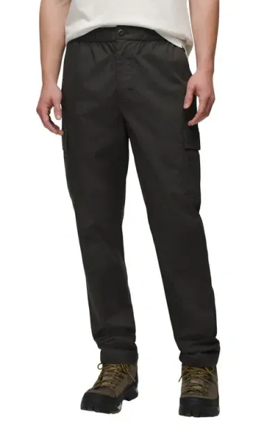 Prana Palisades Organic Cotton Blend Cargo Pants In Dark Iron