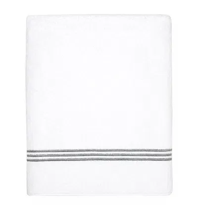 Pratesi Tre Righe Bath Sheet In White