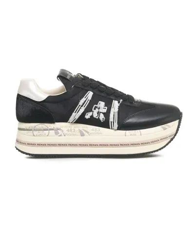 Premiata Beth Platform Sneakers In Black