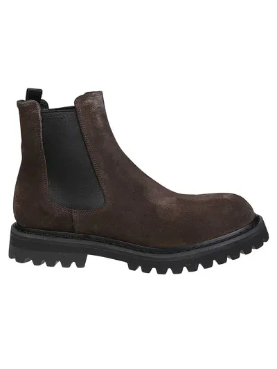 Premiata Pull-tab 60mm Chelsea Boots In Brown