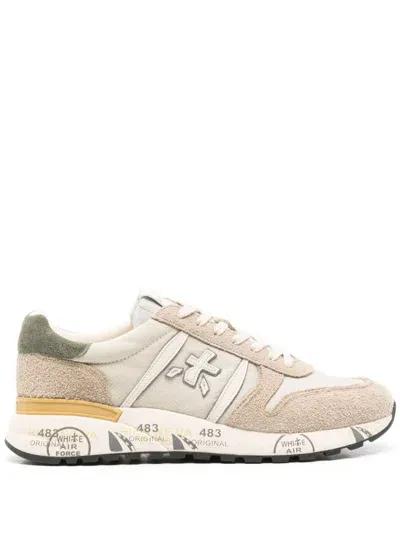 Premiata Lander Sneakers In Beige