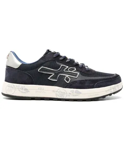 Premiata Navy Blue Nous 6857 Sneakers