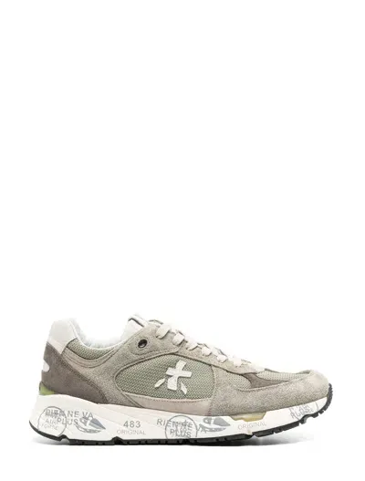 Premiata Sneakers Beige In Multi