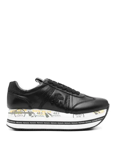 Premiata Sneakers In Black