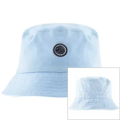 Pretty Green Tonal Paisley Bucket Hat Blue