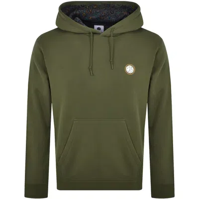 Pretty Green Wonderwall Hoodie Khaki