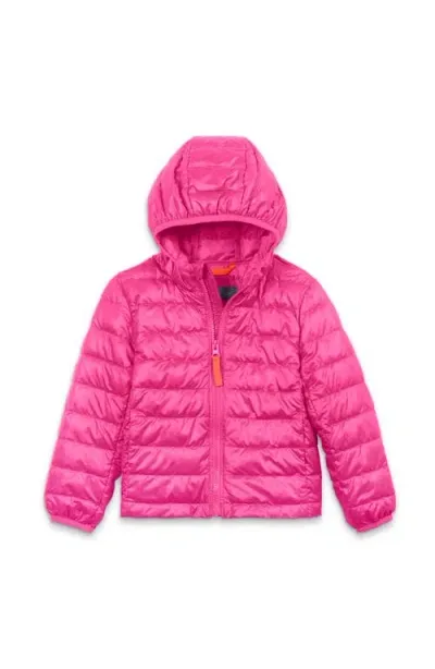 Primary Kids Lightweight Puffer Jacket In Fuchsia