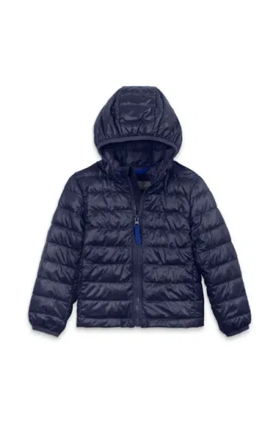 Primary Kids Lightweight Puffer Jacket In Navy