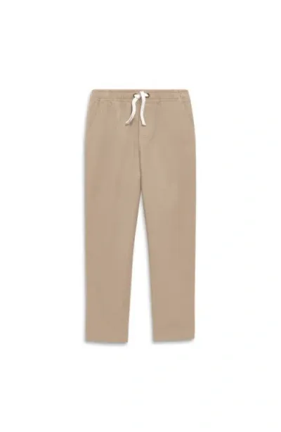 Primary Stretch Chino Drawstring Pant In Light Khaki