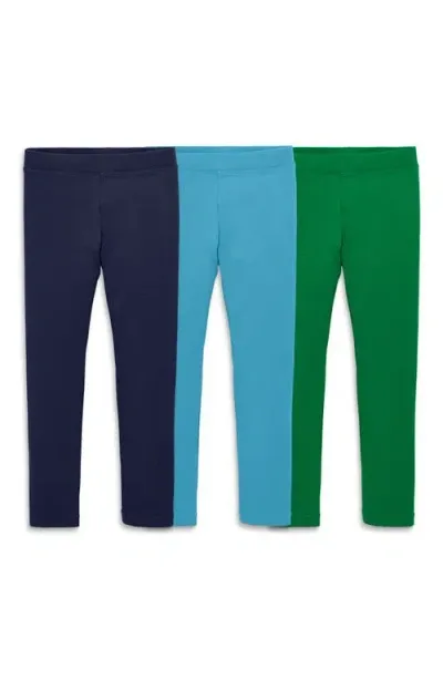 Primary Kids'  The Legging 3-pack In Navy Storm Grass