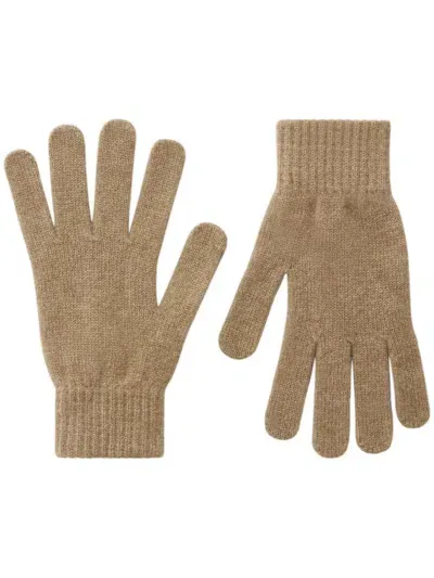 Pringle Of Scotland Classic Cashmere Gloves In Neutrals