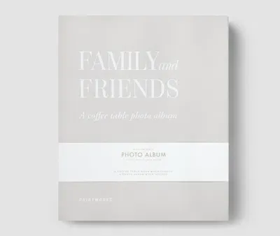 Printworks Photo Album - Family And Friends In White