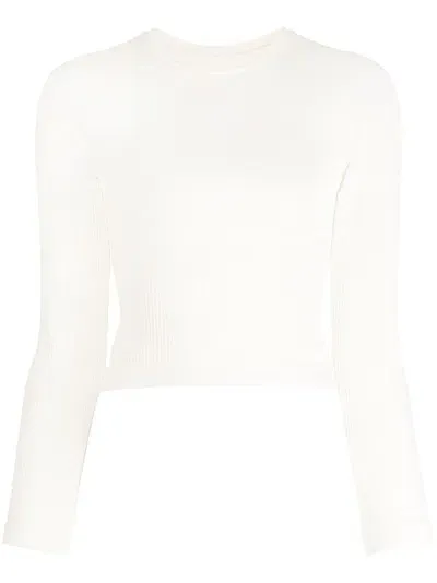 Prism Equilibrium Cropped Top In Weiss