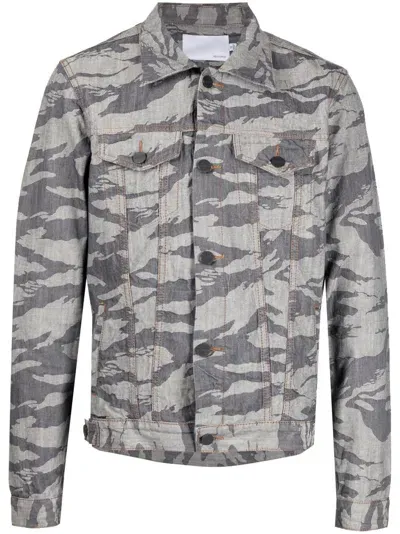 Private Stock The Delaroche Military Jacket In Grey