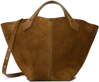 Proenza Schouler Brown Large Chelsea Tote In 215 Saddle