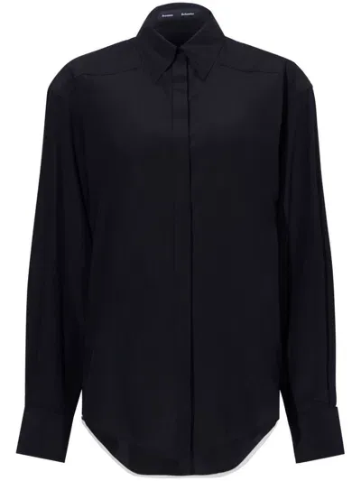 Proenza Schouler Demi Blouse In 黑色