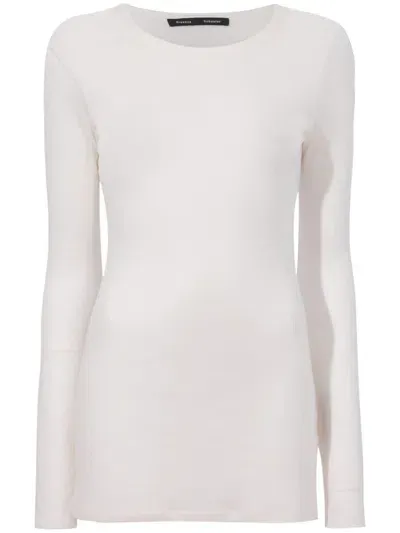 Proenza Schouler Tina Open-back Sweater In White