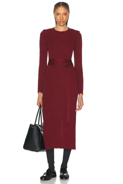 Proenza Schouler Lauryn Dress In Dark Red