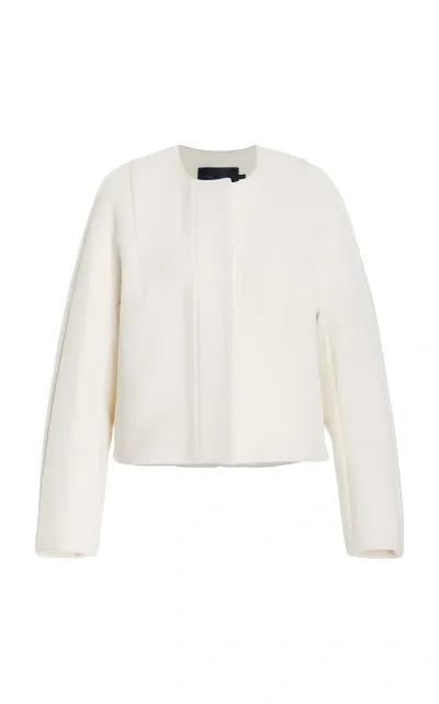 Proenza Schouler Mona Eco-wool Jacket In Off-white