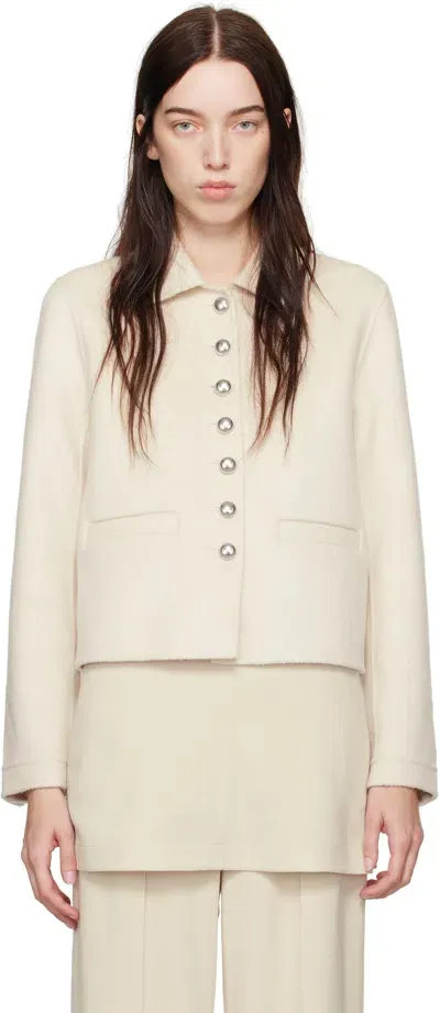 Proenza Schouler Off-white  White Label Emilie Jacket In 159 Enoki